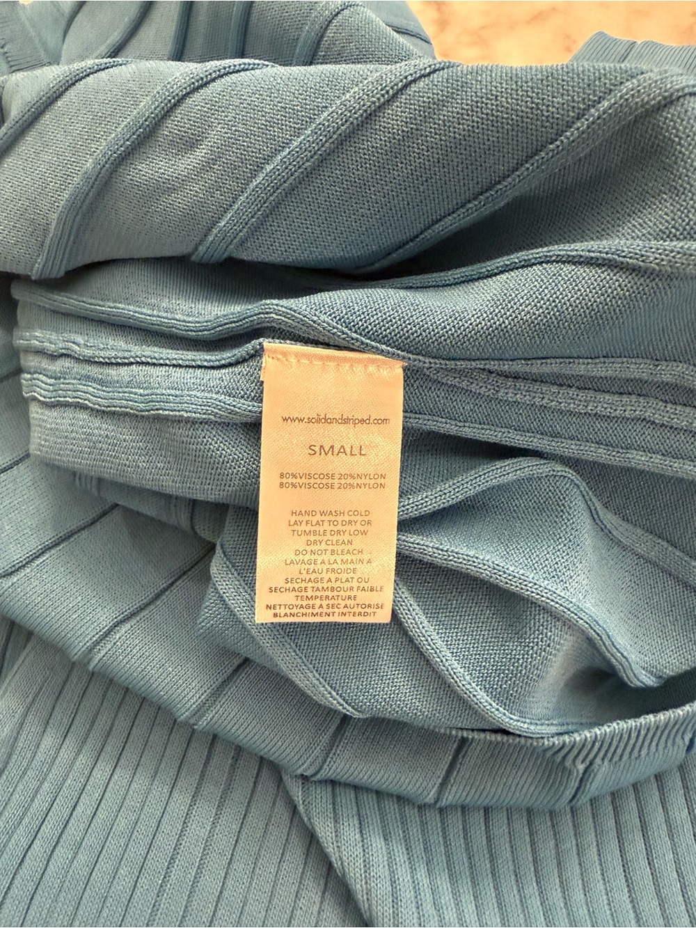 SOLID & STRIPED The Noel Maxi Dress, French Blue - Picture 11 of 11